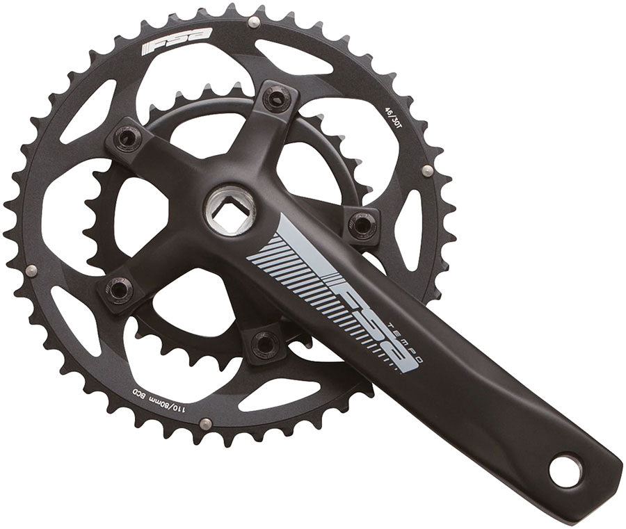 Full Speed Ahead Tempo Double JIS Crankset 34/50T - 170mm Aluminum