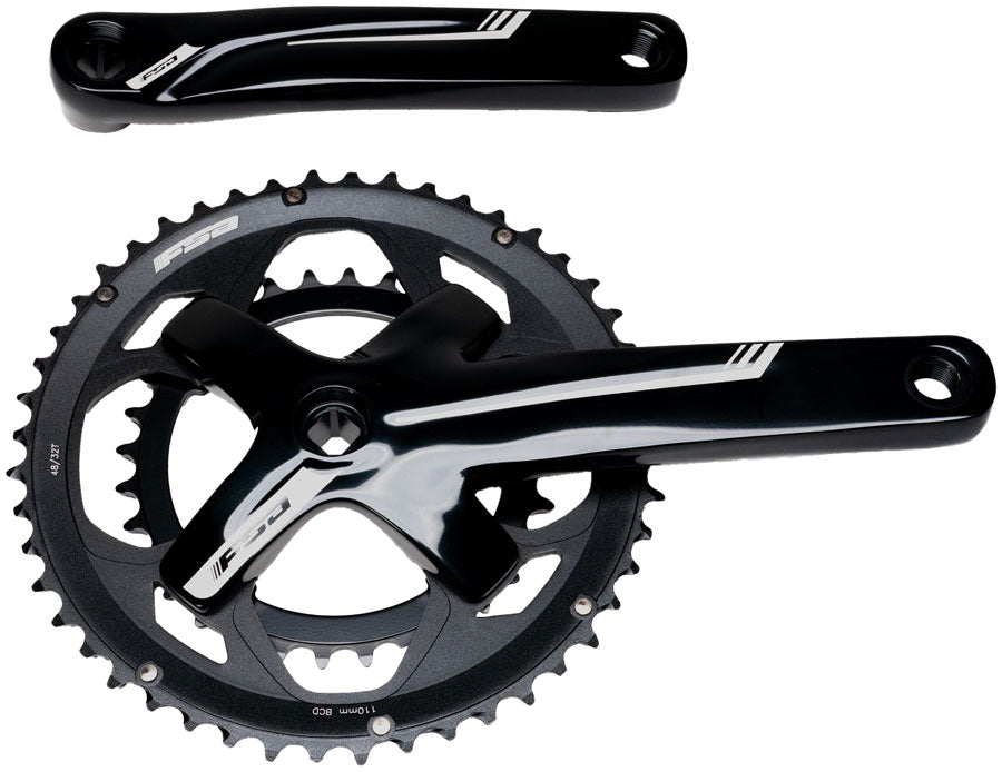 FSA Vero Pro 2x Crankset 48/32T, 175mm, Aluminum & Chromoly