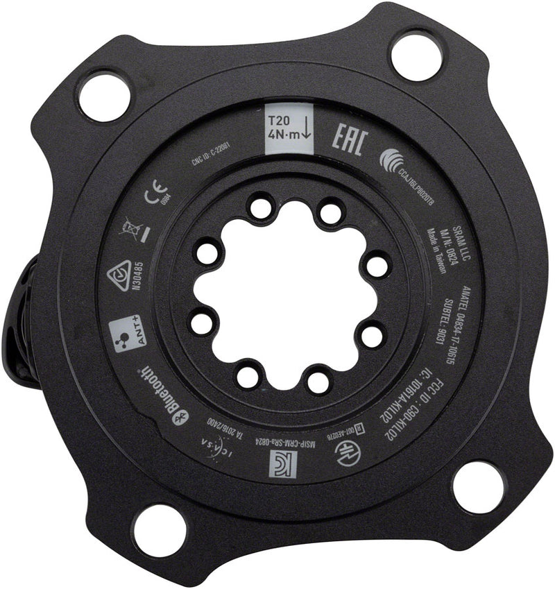 Load image into Gallery viewer, SRAM RED/Force AXS Power Meter Spider - 107 BCD, 8-Bolt Crank Interface, 1x/2x, Black, D1