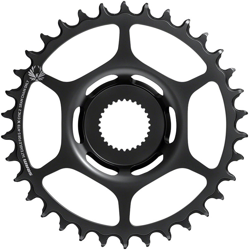 Load image into Gallery viewer, SRAM 34t Bosch Direct Mount X-Sync2 Eagle Chainring Set - E-MTB Performance, Aluminum Steel Built