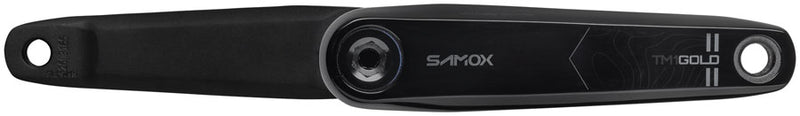 Load image into Gallery viewer, Samox Gold TM-1 Crankset - 155mm, 8-Bolt, Direct Mount, 28.99mm (DUB Type) Spindle, 55mm Chainline, Black