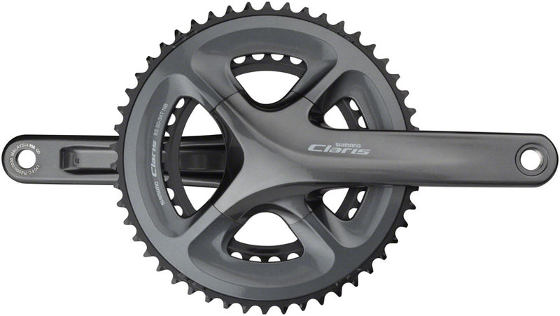 Load image into Gallery viewer, Shimano Bike Parts Bundle: BB-RS501 Hollowtech II Bottom Bracket + Claris FC-R2000 Crankset for Road & Touring, Lightweight Aluminum, High-Performance Cycling Components