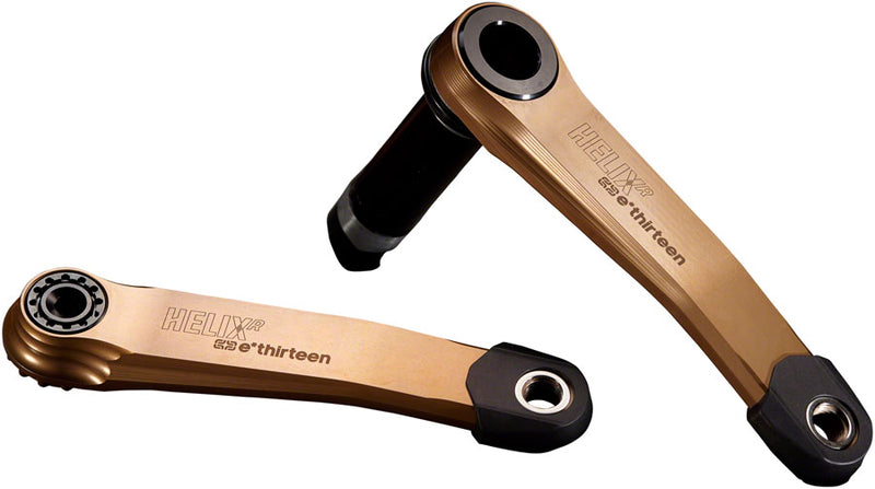 Load image into Gallery viewer, e*thirteen Helix Race Crankset - 175mm, 73mm, 30mm Spindle with e*thirteen P3 Connect Interface, Bronze