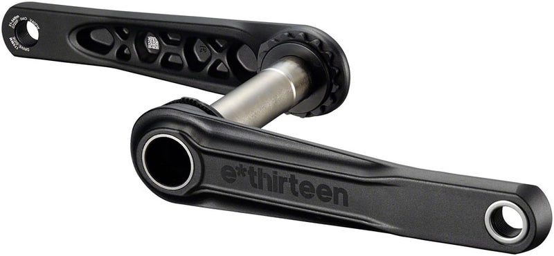 Load image into Gallery viewer, e*thirteen Helix Core Crankset - 175mm, 73mm, 24mm Spindle with e*thirteen P3 Connect Interface, Black