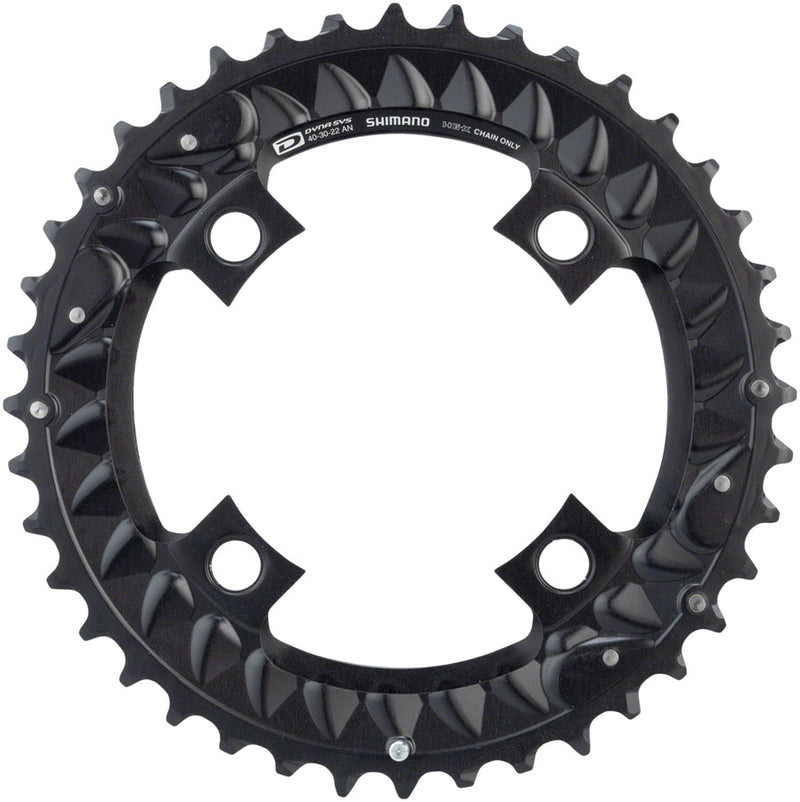 Load image into Gallery viewer, Shimano Deore M6000 Chainring 40t 96 BCD 10-Speed Aluminum for 40-30-22t Set