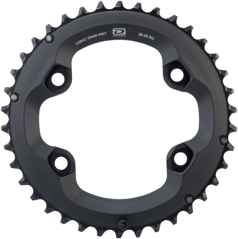 Load image into Gallery viewer, Shimano Deore FC-M6000 Chainring 34t 96 BCD Asymmetric 10-Speed Aluminum Black