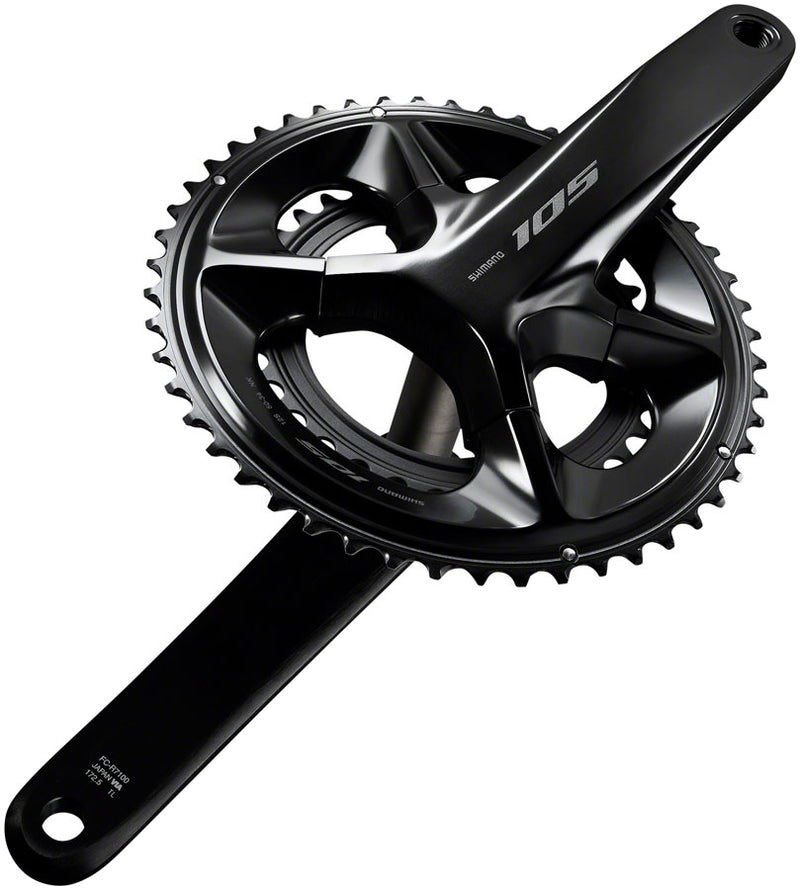 Load image into Gallery viewer, Shimano 105 FC-R7100 Crankset 165mm 12-Speed 50/34t 110 Asymmetric BCD