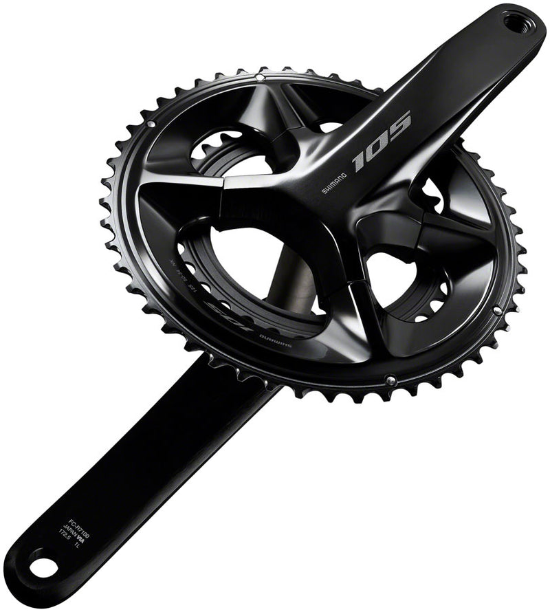 Load image into Gallery viewer, Shimano 105 FC-R7100 Crankset 172.5mm 12-Speed 50/34t 110 Asymmetric BCD
