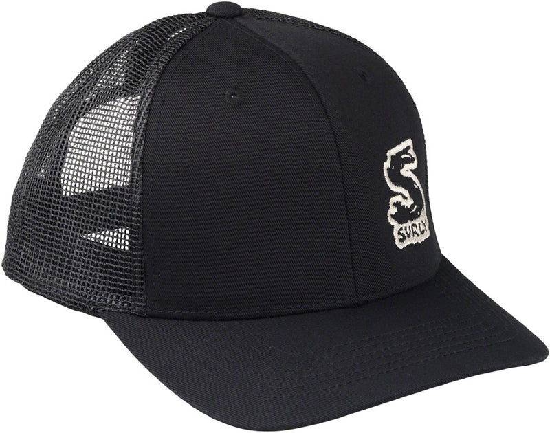 Load image into Gallery viewer, Surly Logo Snap Back Hat - Black, One Size
