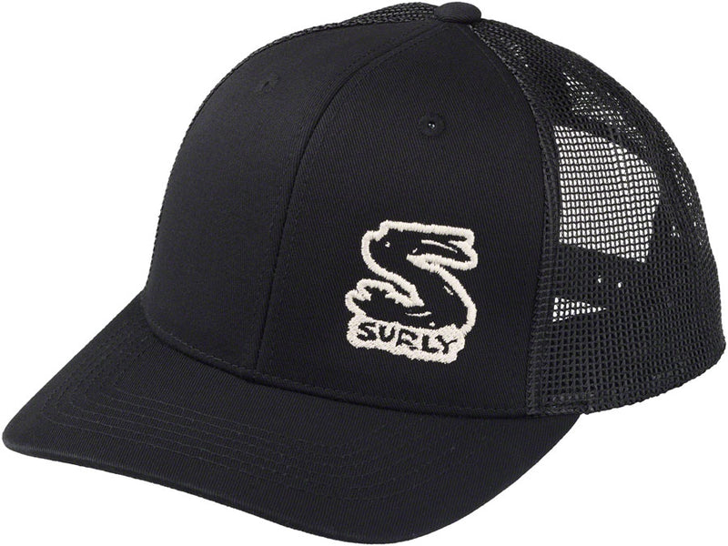 Load image into Gallery viewer, Surly-Little-Black-Snap-Back-Hat-Baseball-Hats-and-Trucker-Hats-BHTH0011