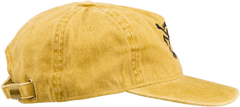 Load image into Gallery viewer, Surly Skullet Strap Back Hat - Mustard, One Size