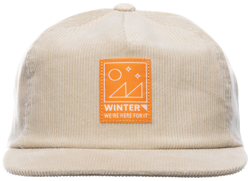 Load image into Gallery viewer, 45NRTH Winter We're Here For It Hat - Sand, One Size