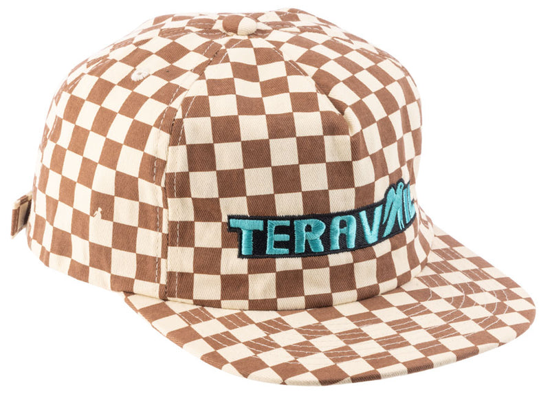 Load image into Gallery viewer, Teravail Artist Series: Joshua Noom Trip Hat - Rust Checkerboard, One Size