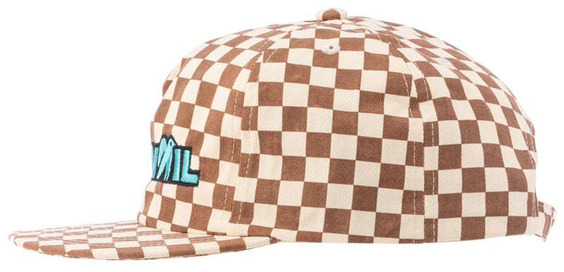 Load image into Gallery viewer, Teravail Artist Series: Joshua Noom Trip Hat - Rust Checkerboard, One Size