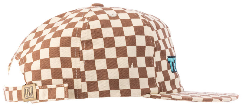 Load image into Gallery viewer, Teravail Artist Series: Joshua Noom Trip Hat - Rust Checkerboard, One Size