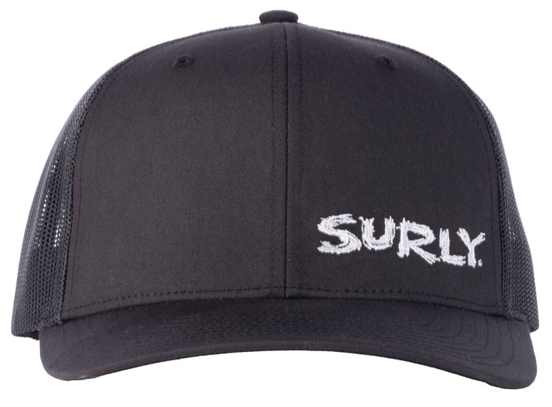 Load image into Gallery viewer, Surly Scratchy Logo Snap Back Hat - Black, One Size