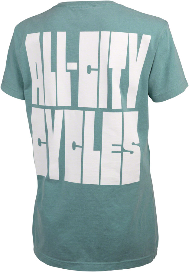 Load image into Gallery viewer, All-City Week-Endo Women's T-Shirt - Seafoam, White, X-Large