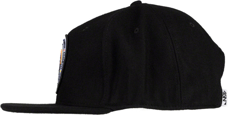Load image into Gallery viewer, 45NRTH Winter Wonder Wool Snapback Hat - Black, Adjustable