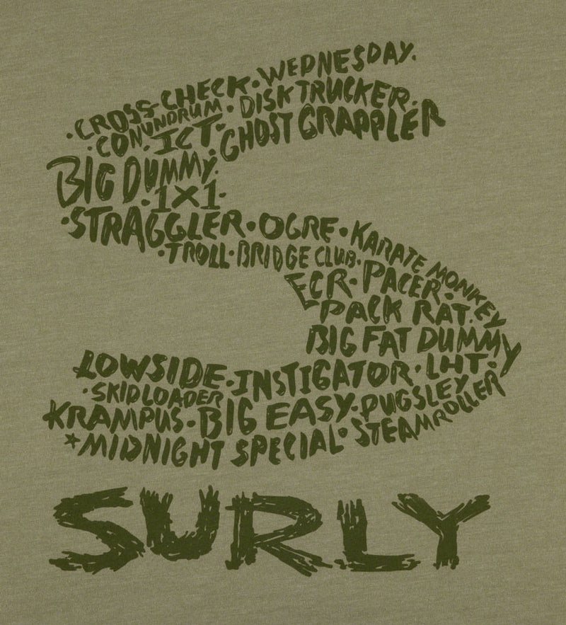 Load image into Gallery viewer, Surly Steel Consortium Men's T-Shirt - Light Olive, Small
