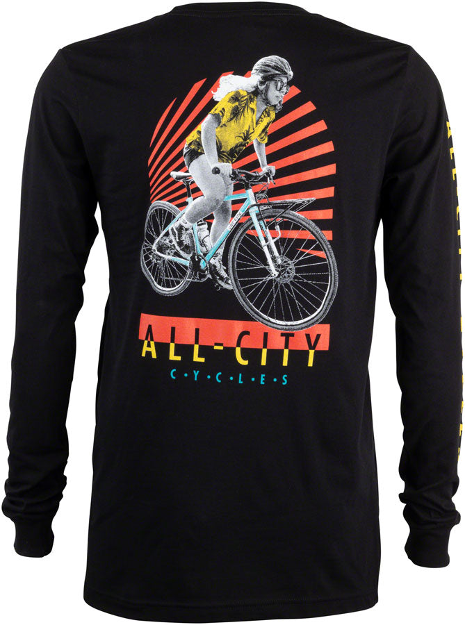 Load image into Gallery viewer, All City Super Pro Long Sleeve Shirt - Black, Red, White, Yellow, Teal, 2X-Large
