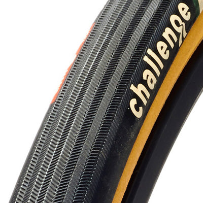Load image into Gallery viewer, Challenge Tire Strada Pro Tubular Tire, 700x25, Black/Tanwall