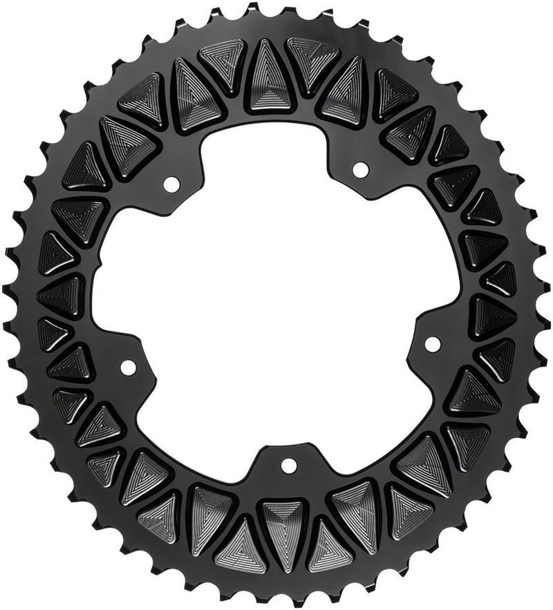 Load image into Gallery viewer, absoluteBLACK-Premium-Sub-Compact-Oval-110-BCD-5-Bolt-Road-Chainring-Chainrings-CR0511
