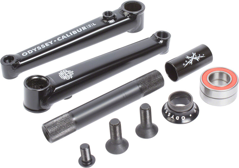 Load image into Gallery viewer, Odyssey Calibur V2 3 Piece Crankset 170mm Right Hand/Left Hand Drive Steel