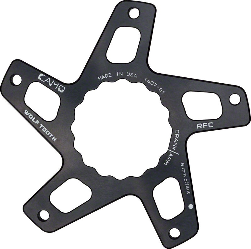 Load image into Gallery viewer, Wolf Tooth CAMO CINCH Direct Mount Spider M8 for 49mm Chainline 6mm Offset