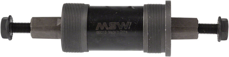 Load image into Gallery viewer, MSW ST100 Square Taper JIS BSA (English) Bottom Bracket 68x113mm Spindle Cranks