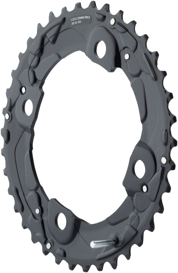 Load image into Gallery viewer, Shimano Deore 24t & 38t Chainrings Bundle 10-Speed, 104/64 BCD Aluminum Compatible Upgrades