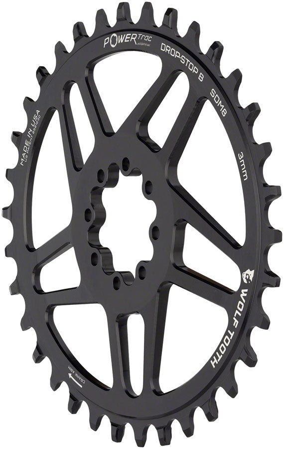 Load image into Gallery viewer, Wolf Tooth Elliptical Direct Mount Chainring - 32t, SRAM Direct Mount, Drop-Stop B, For SRAM 8-Bolt Cranksets, 3mm