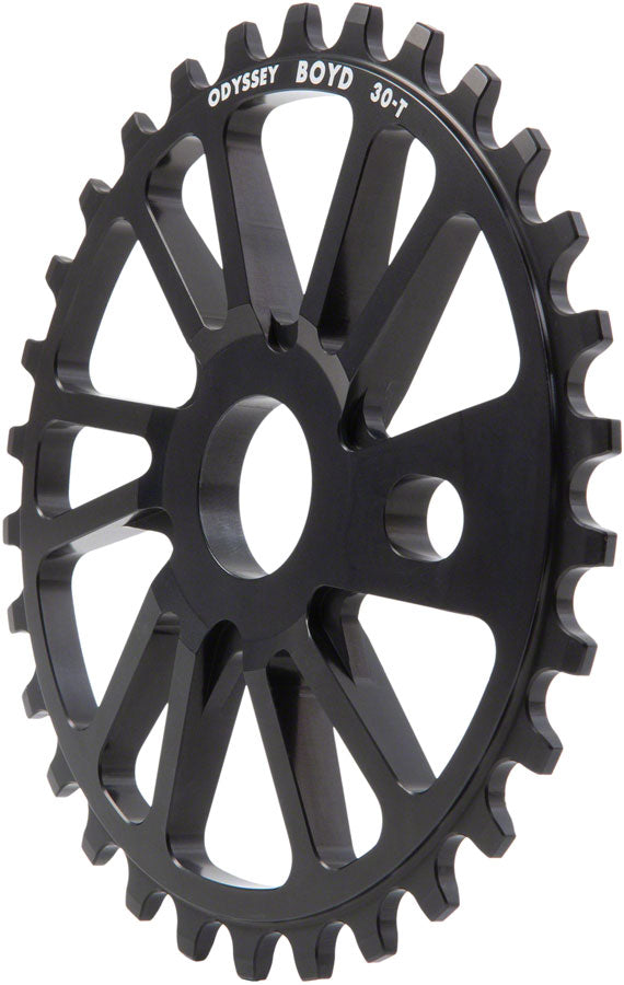Load image into Gallery viewer, Odyssey Boyd Sprocket - 30t, CNC Machined 7075-T6 Aluminum, Black
