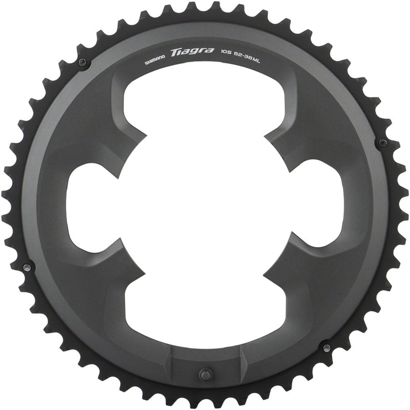 Load image into Gallery viewer, Shimano Tiagra FC-4700 Chainring - 52t, 110 BCD Asymmetric, Black