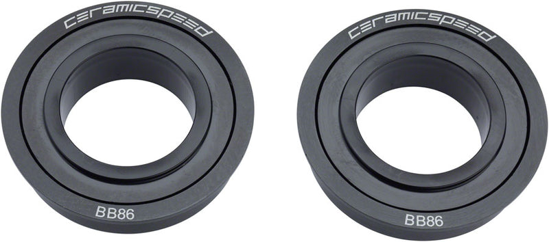 Load image into Gallery viewer, CeramicSpeed Shimano HT II 24mm Ceramic Bearing Coated Races BB92 Bottom Bracket