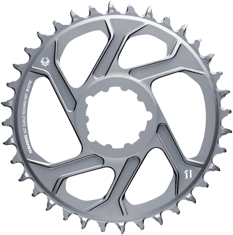 Load image into Gallery viewer, SRAM-Chainring-34t-SRAM-Direct-Mount-CR2061-Direct-Mount-MTB-Chainrings