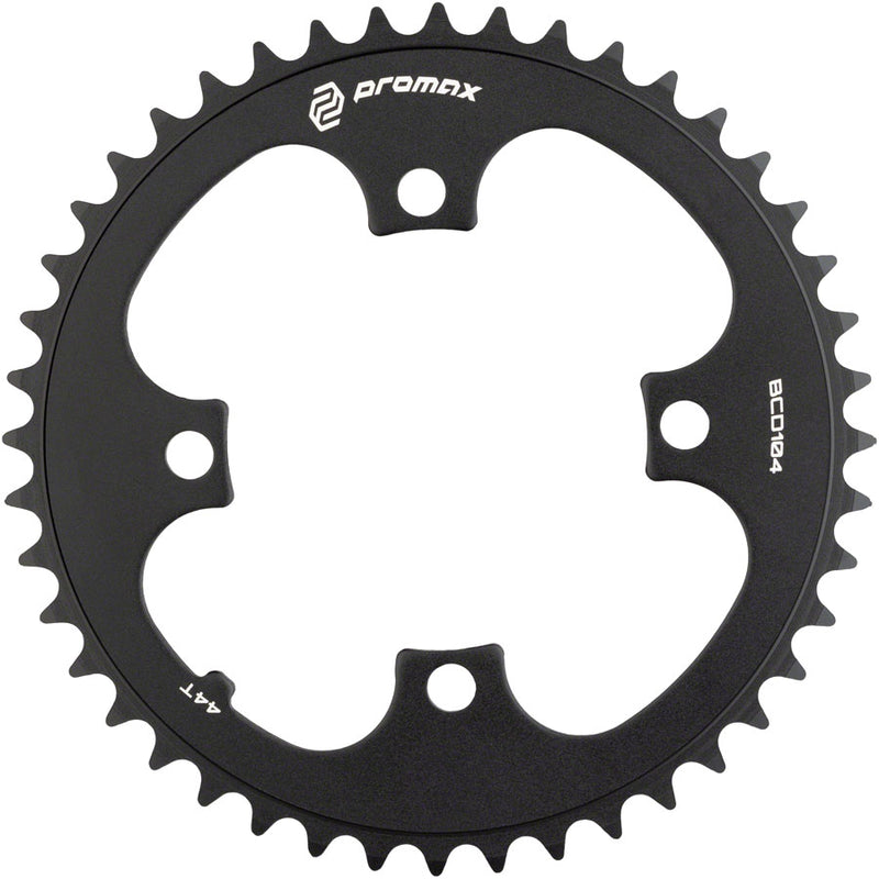 Load image into Gallery viewer, Promax 4-Bolt Chainring - 44t, 104 BCD, Black