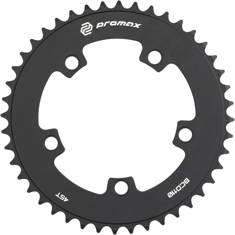 Load image into Gallery viewer, Promax 5-Bolt Chainring - 45t, 110 BCD, Black