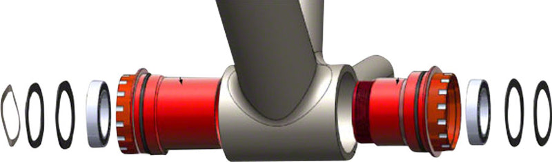 Load image into Gallery viewer, Wheels Manufacturing SRAM GXP 22/24mm ABEC-3 Bearing PressFit 30 Bottom Bracket