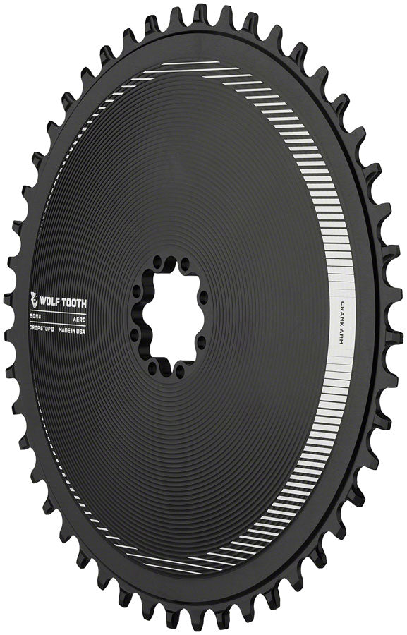 Load image into Gallery viewer, Wolf Tooth Aero Direct Mount Chainring - 52t, Direct Mount SRAM 8-Bolt, Drop-Stop B, Black