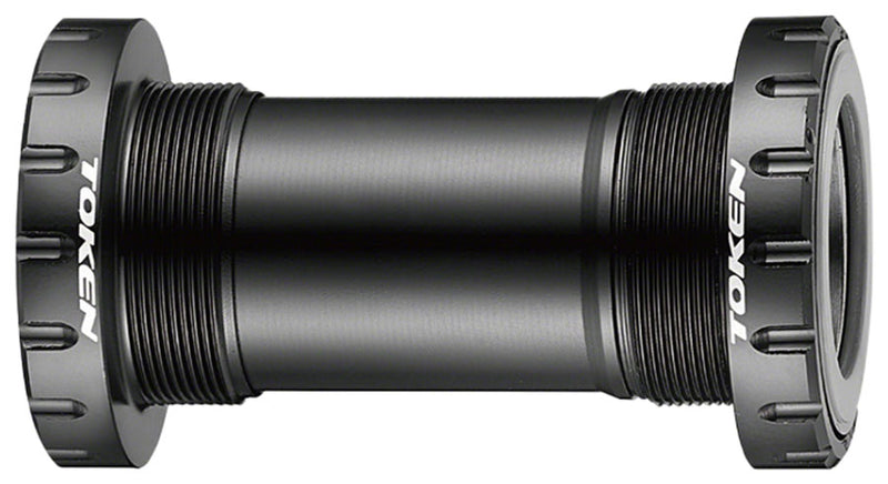 Load image into Gallery viewer, Token BB386BSA Carbon Steel Threaded Bottom Bracket & Vision Track 165mm Single Speed Crankset 386 EVO