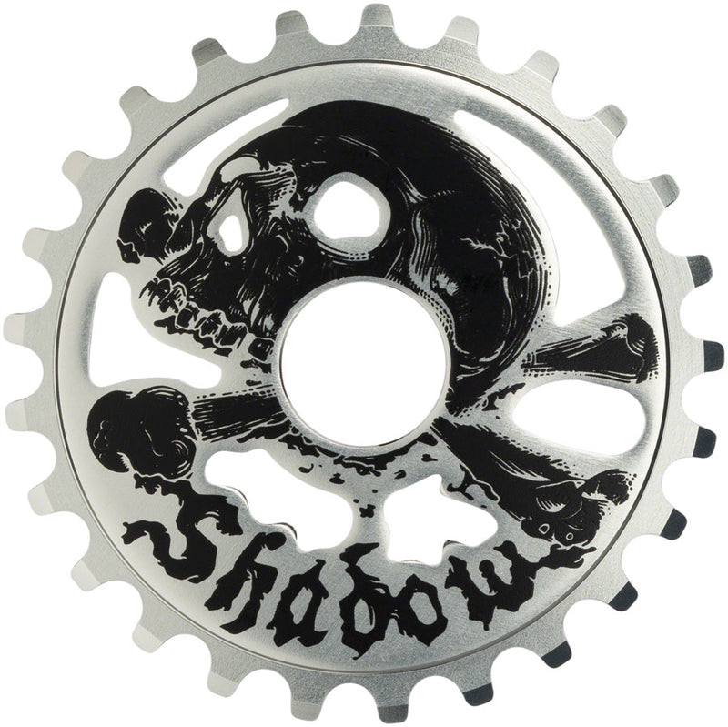 Load image into Gallery viewer, The Shadow Conspiracy Cranium Sprocket 25T Raw Polish
