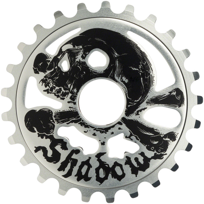 Load image into Gallery viewer, The Shadow Conspiracy Cranium Chainring 25T 1pc/3pc Silver