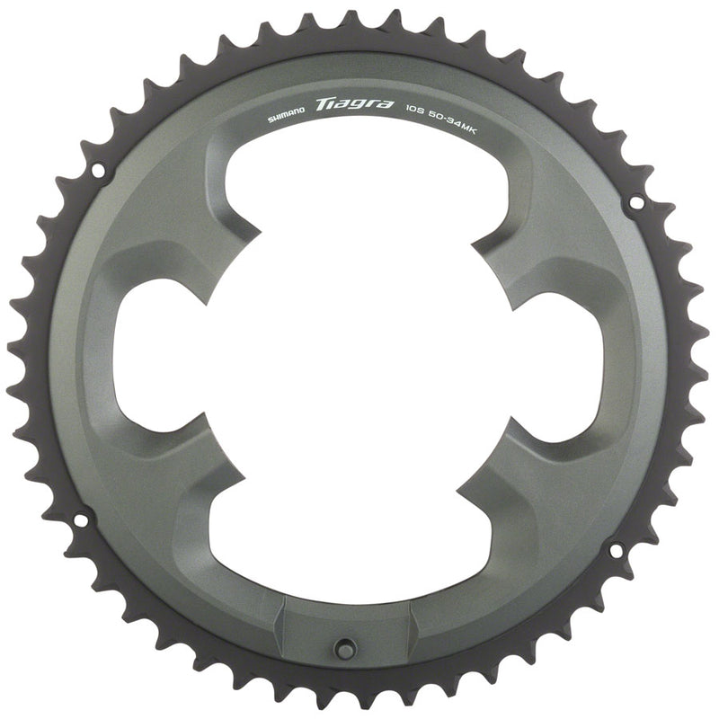Load image into Gallery viewer, Shimano Tiagra 4700 Chainring 50t 110 BCD 4-Bolt 10-Speed Aluminum Black