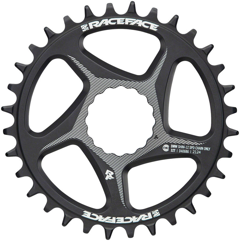Load image into Gallery viewer, RaceFace Direct Mount Wide Chainring - 32t, DM CINCH, For Shimano 12-Speed HG+ Compatible Chain, Black