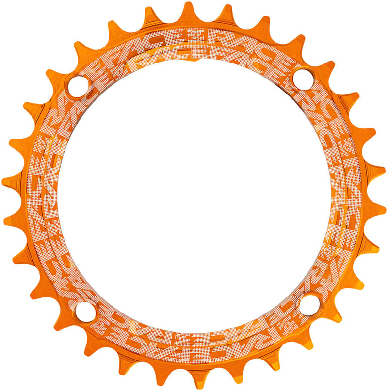 Load image into Gallery viewer, RaceFace 1x Narrow Wide Chainring - 30t, 104 BCD, 10-12-Speed, 7075 Aluminum, Orange