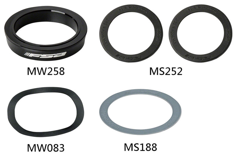 Load image into Gallery viewer, FSA Full Speed Ahead Bottom Bracket Adaptor Converter BBRight to 386 EVO Cranks