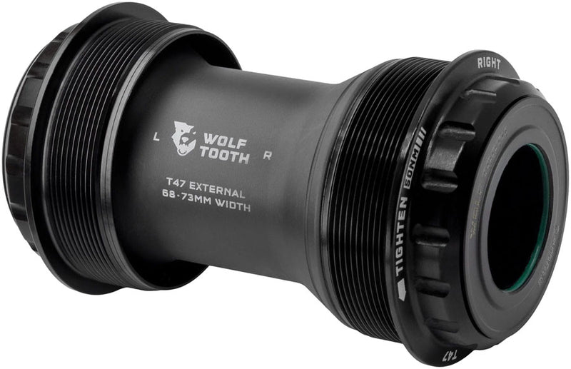 Load image into Gallery viewer, Wolf Tooth T47 External Bottom Bracket - T47 External, 68/73mm, For 24mm/Shimano Spindle, Black