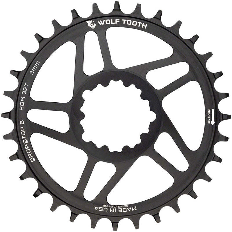 Load image into Gallery viewer, Wolf-Tooth-Chainring-32t-SRAM-Direct-Mount-3-Bolt-DM-3mm-Offset-DMCN0445-Direct-Mount-MTB-Chainrings