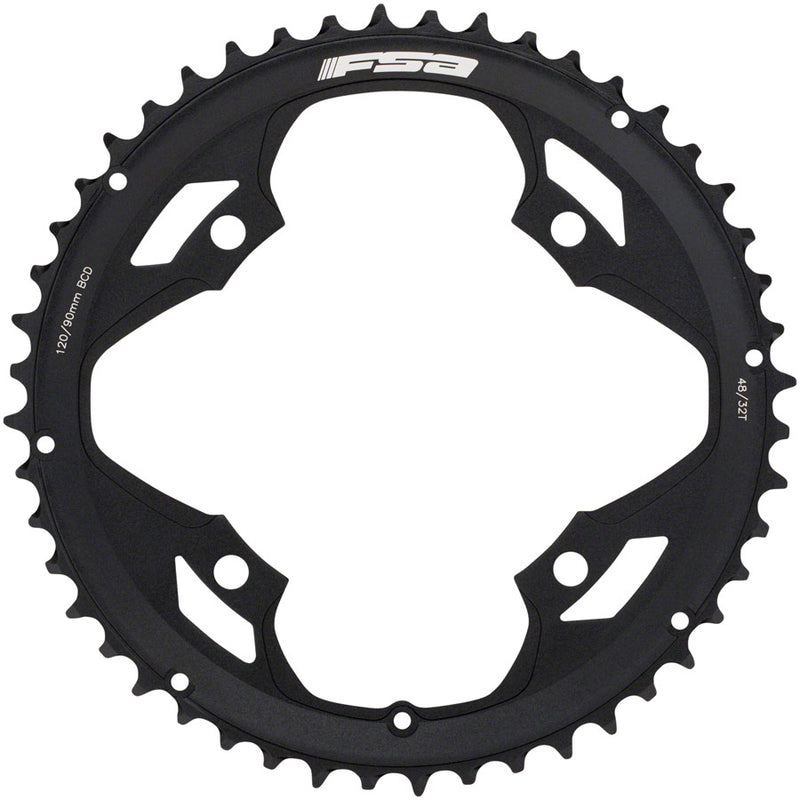 Load image into Gallery viewer, FSA Omega/Vero Pro Road Double Chainrings Bundle 32t & 48t Aluminum Steel for 11-Speed Performance