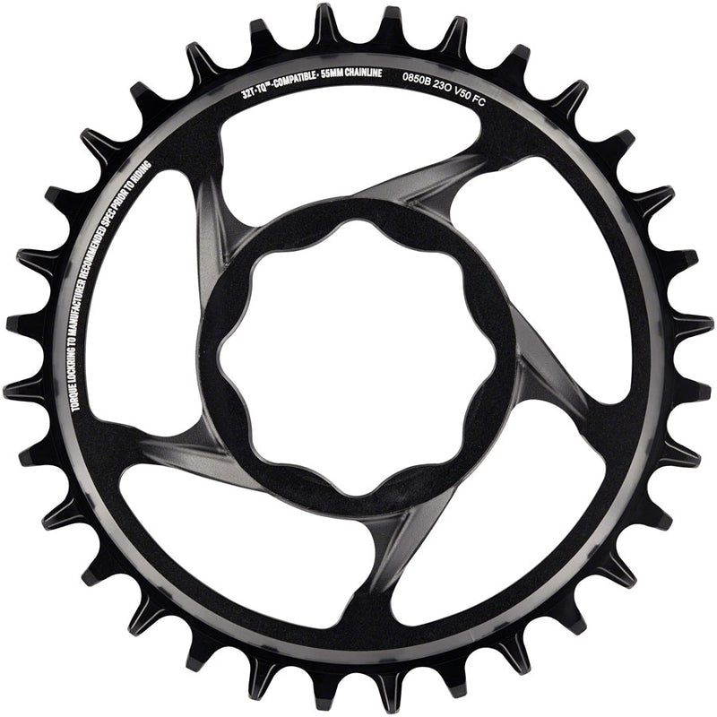 Load image into Gallery viewer, e*thirteen e*spec Direct Mount Chainring - 32t, 11/12 Speed, For TQ CL55, Black